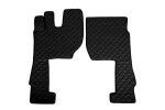 FL08, floor mats - ECO- leather, VOLVO FH 4 ( . starting from 2013) - AUTOMAT black